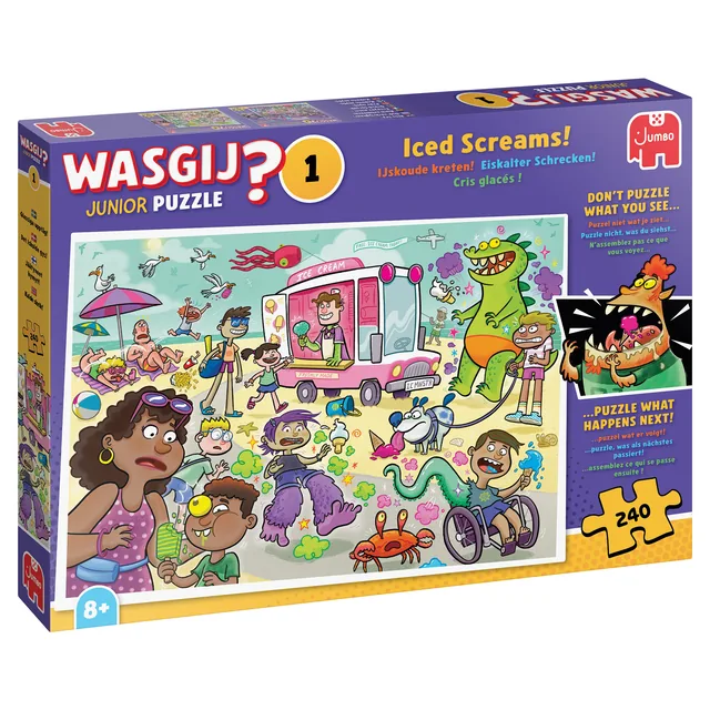 Puzzel Wasgij Junior 1 IJskoude kreten 240 st