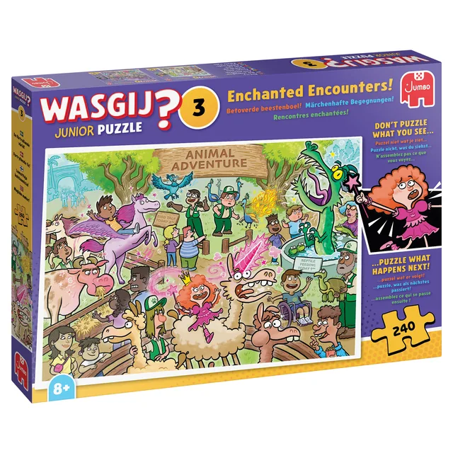 Puzzel Wasgij Junior 3 Betoverde beestenboel 240st