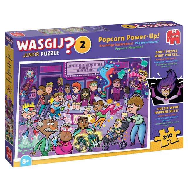 Puzzel Wasgij Junior 2 Krachtige kaskrakers 240 st