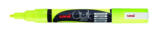 Krijtstift Uni-ball rond 0.9-1.3mm fluor geel