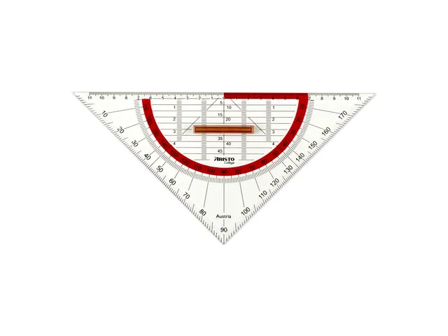 Geodriehoek Aristo GEOCollege 22cm met greep tr