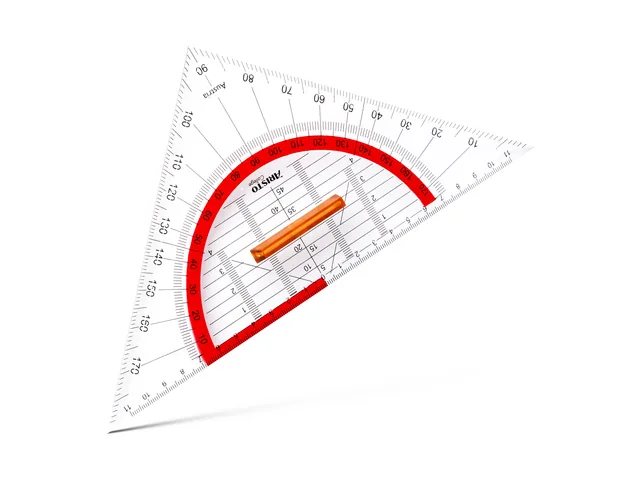 Geodriehoek Aristo GEOCollege 22cm met greep tr