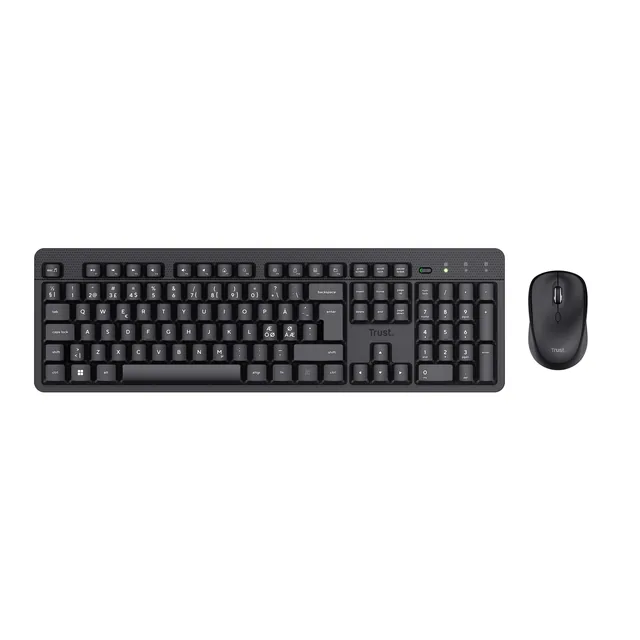 Toetsenbord en muis Trust TKM-360 draadloos zwart