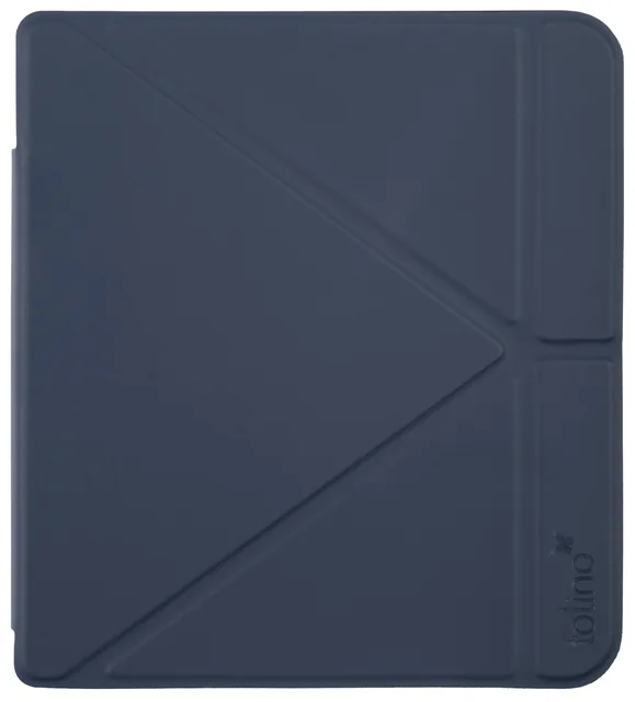 Beschermhoes Tolino Vision 7 Origami blauw