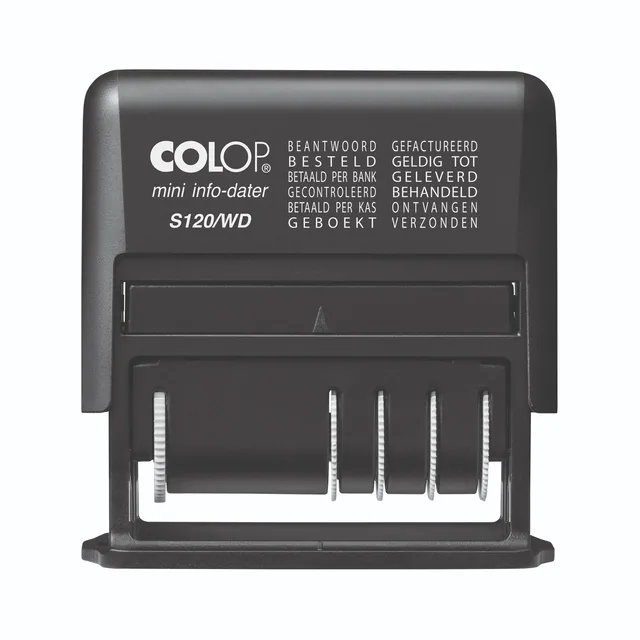 Stempel Colop Printer Mini S120WD 12 teksten zwart