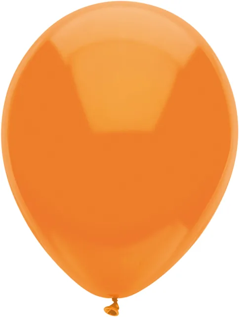 Ballon uni oranje 30cm