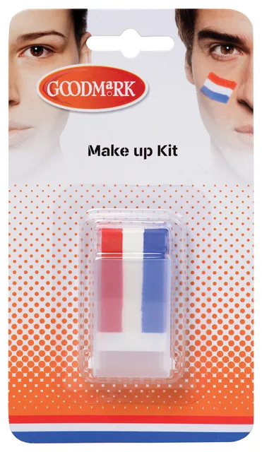 Schminkstick Rood Wit Blauw