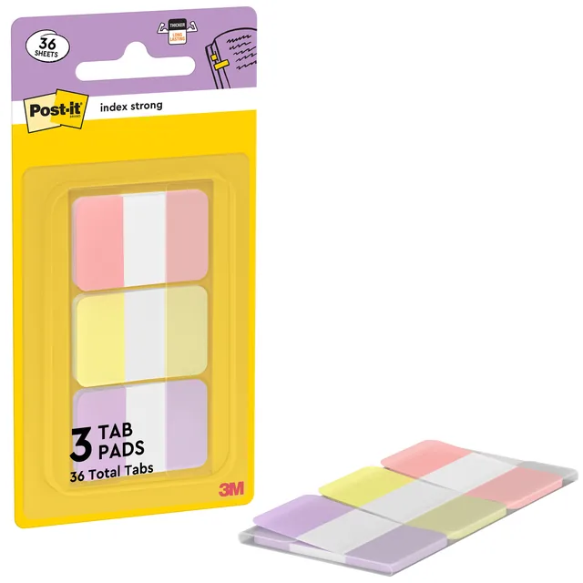 Indextabs Post-it  686-3SUN 25.4x38.1mm Strong