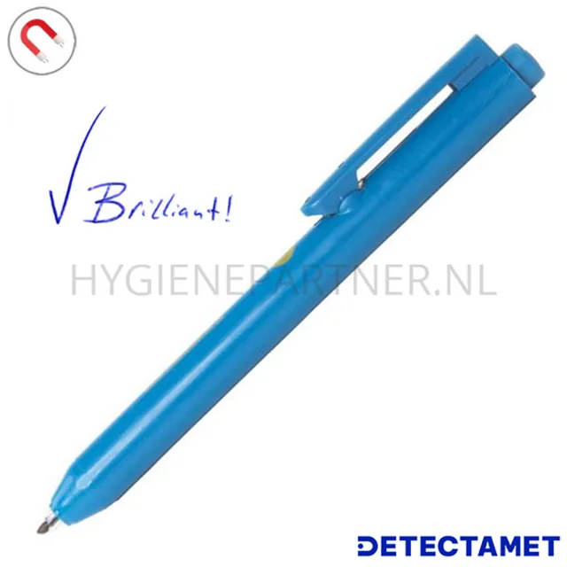Permanent marker detectie Detectamet rond F zwart