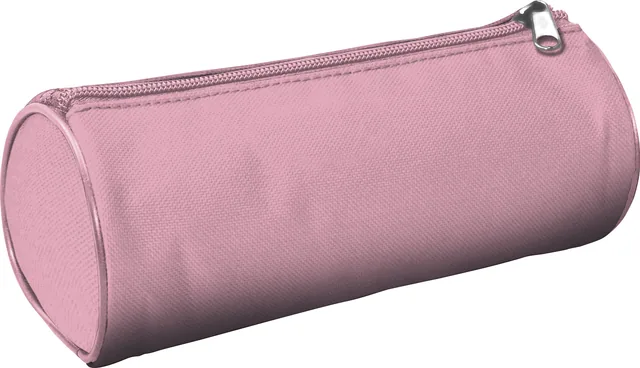 Pennenetui  Kangaro rond 20x8.5cm pastel roze