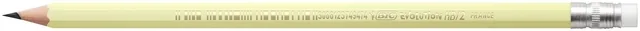 Potlood Bic HB met gom pastel assorti blister 5st
