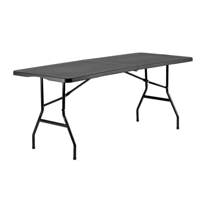 Vouwtafel BRASQ 180x70x74cm FT180 zwart