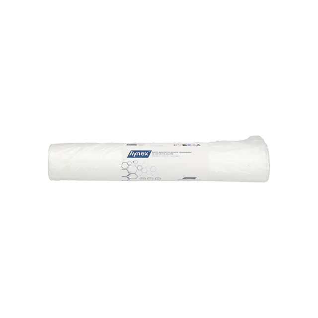 Afvalzak Hynex 50x55cm rec T15 25L transparant 50