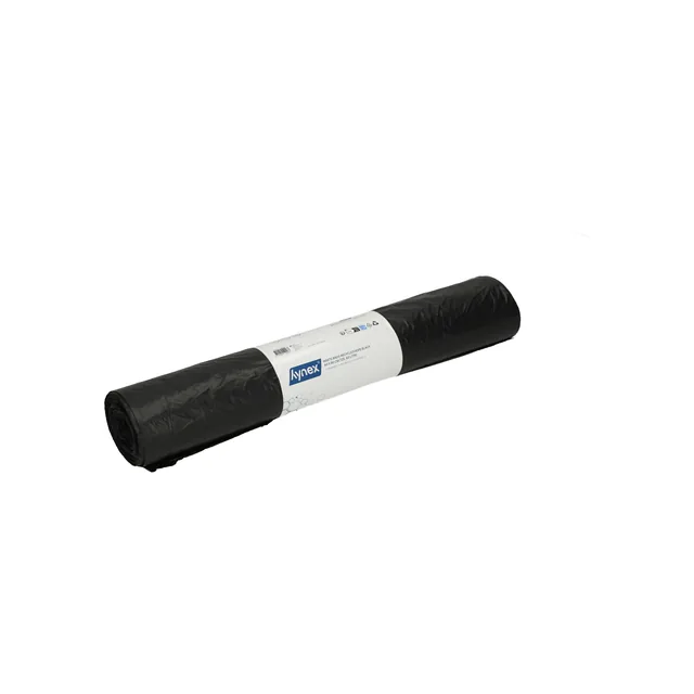 Afvalzak Hynex 60x80cm rec T25 60L zwart 25