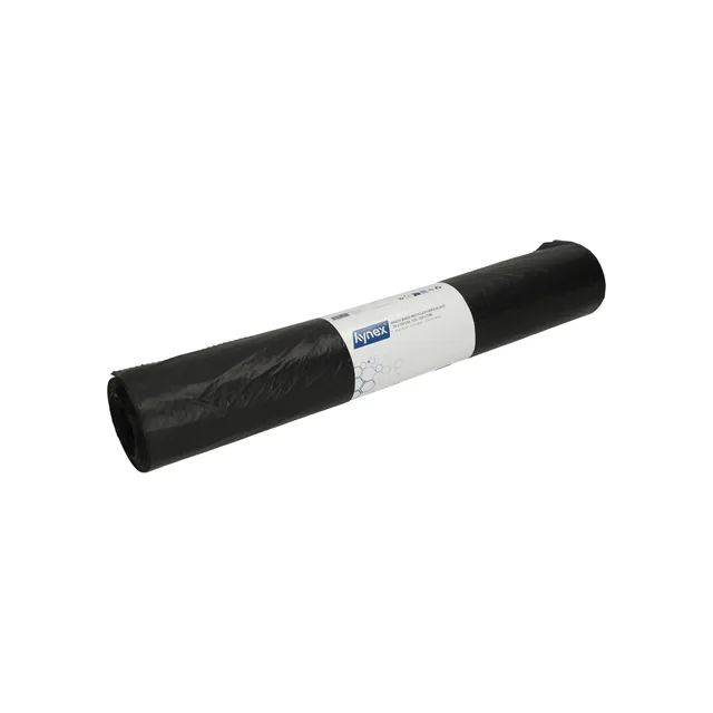 Afvalzak Hynex 70x110cm rec T25 120L zwart 25