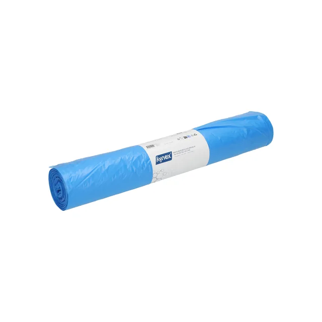 Afvalzak Hynex 70x110cm rec T25 120L blauw 25