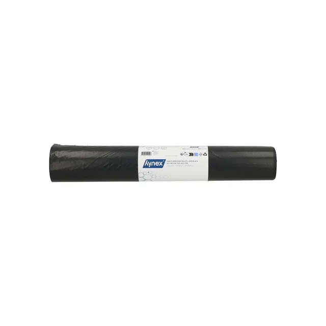 Afvalzak Hynex 60x80cm rec T40 60L zwart 20