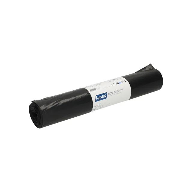 Afvalzak Hynex 60x80cm rec T60 60L zwart 20