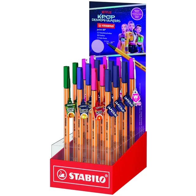 Fineliner STABILO point 88  charm K-Pop 16t ass