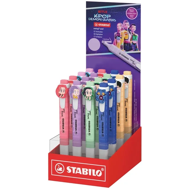 Markeerstift Stabilo Swing cool cha K-Pop 16st ass