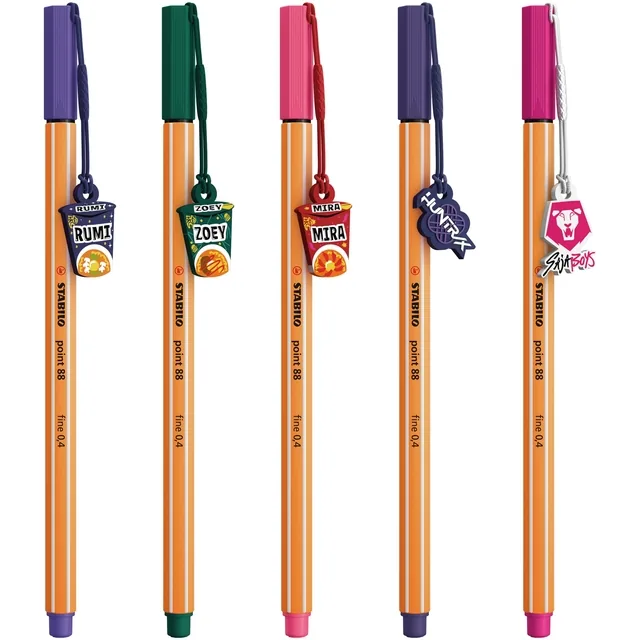 Fineliner STABILO point 88 charm K-Pop 3st ass