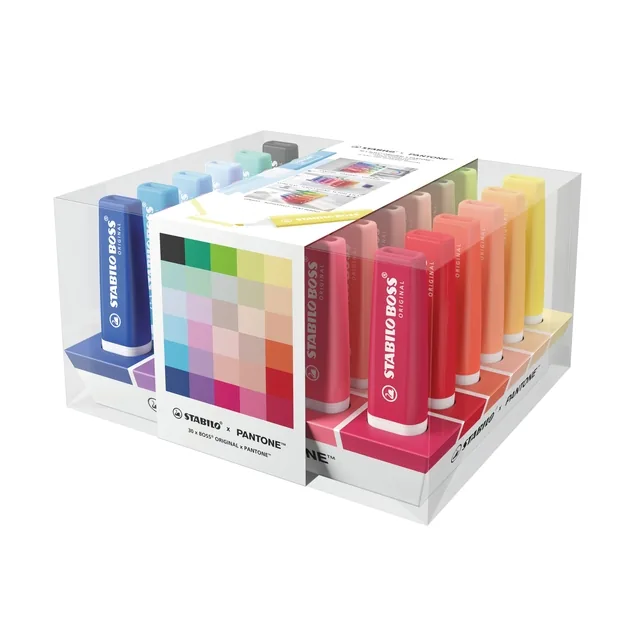 Markeerstift STABILO BOSS  -  Pantone 30st assorti