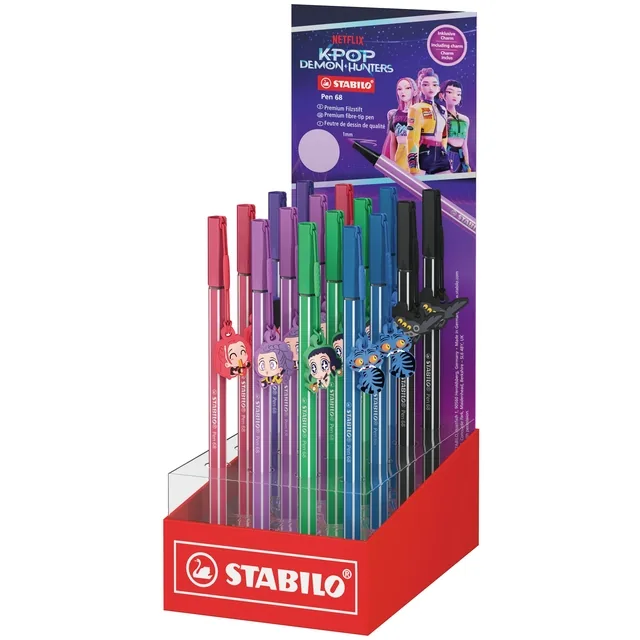 Viltstift STABILO Pen 68 charm K-Pop 16st ass