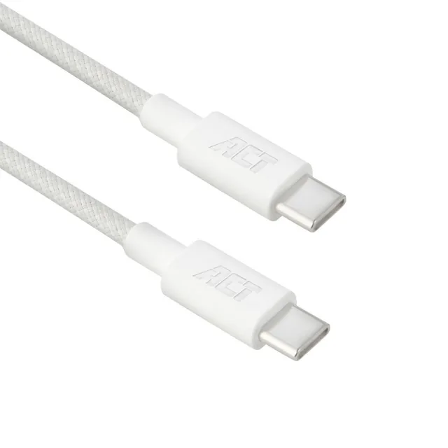 Kabel ACT USBC 240W 1 meter wit