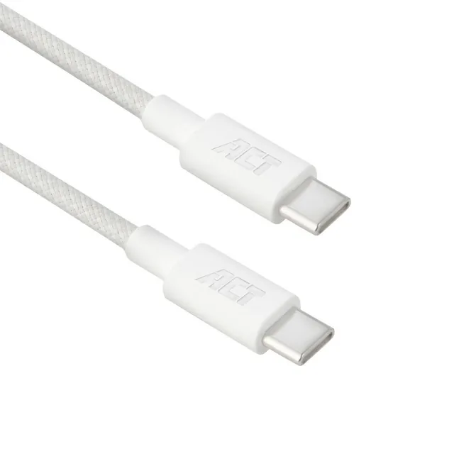 Kabel ACT USBC 60W 1 meter wit
