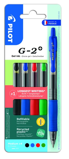 Gelschrijver PILOT G-2+ M assorti