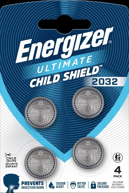 Batterij Energizer CR2032 4x Ultimate Tripl Safety