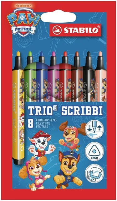 STABILO Trio Scribbi 8 st. etui PAW Patrol