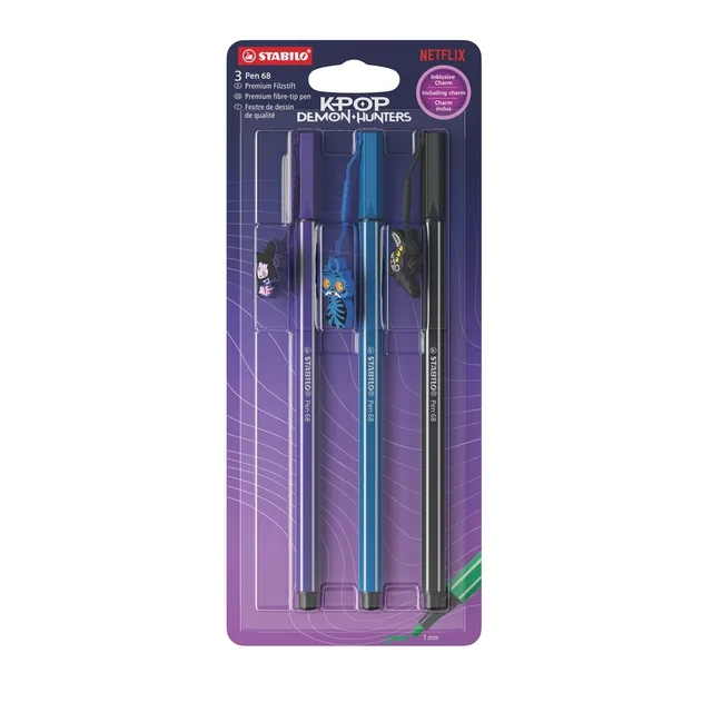 STABILO Pen 68  KPop Demon Hunters 3 st. set V2