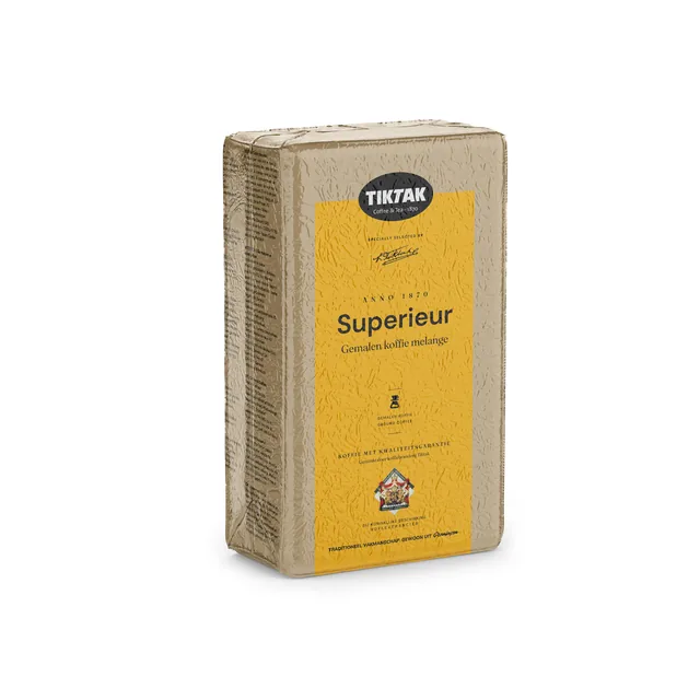 Koffie Tiktak superieur snelfiltermaling 1000 gr