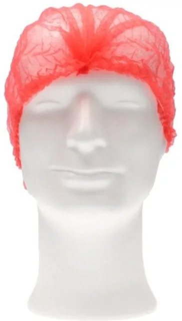 Haarnet CMT clip non-woven L 53cm PP rood