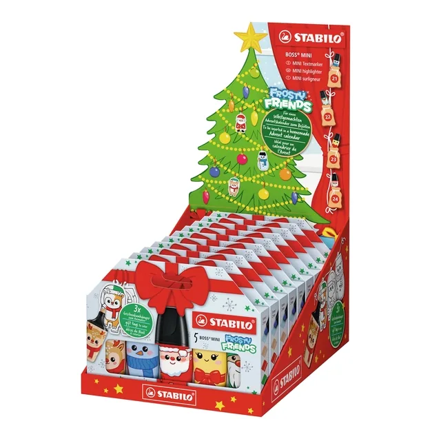 STABILO BOSS min Frosty Friends 5st assorti