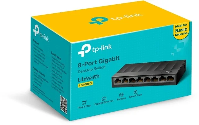 Desktopswitch TPLink LiteWave LS1008G 8poorts