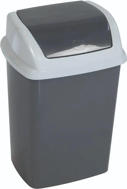 Afvalbak MAUL Swing 5 liter grijs