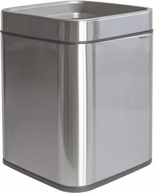 Afvalbak MAUL Prime 15 liter met inwerpopening rvs
