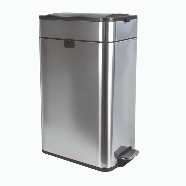 Pedaalemmer MAUL Wing 40 liter vlinderdeksel rvs