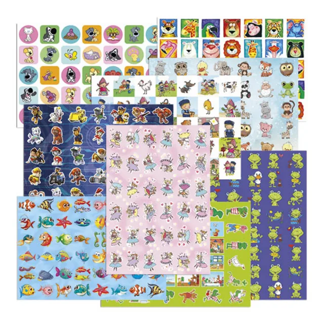 Belongingsstickermix De Stulp fantasie assorti