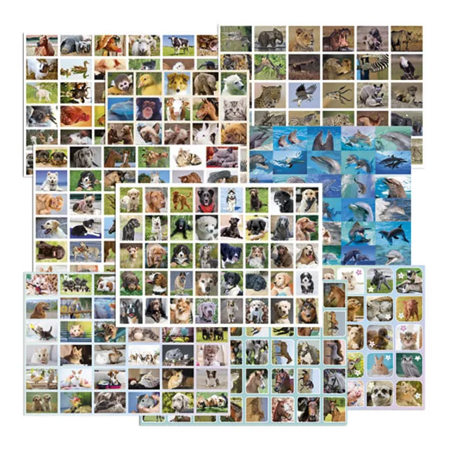 Belongingsstickermix De Stulp dieren assorti