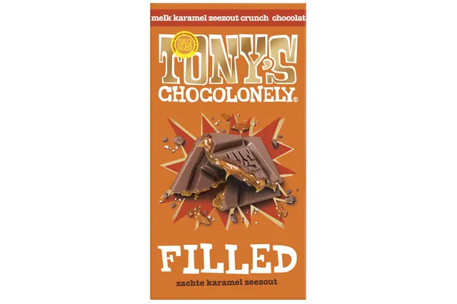 Chocolade Tonys Chocolonely filled melk kar zeez