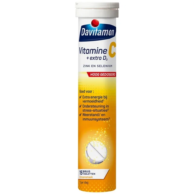 Vitamine C Davitamon estra D3 15st