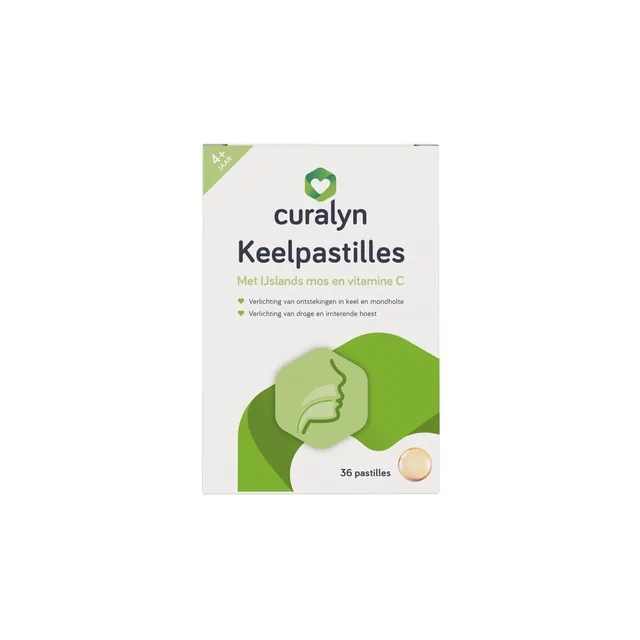 Keelpastilles Curalyn IJslands mos 36st