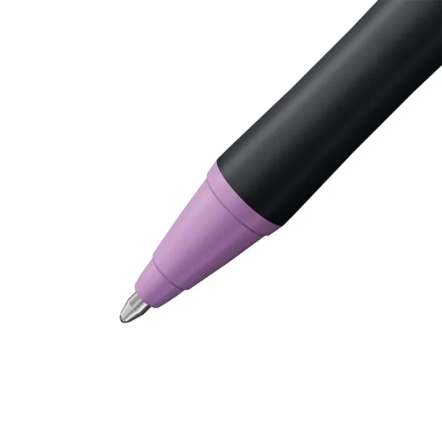 Balpen STABILO pointball Wildfl M grijsviolet