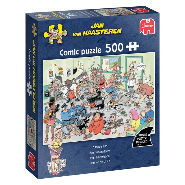 Jan van Haasteren - Een hondenleven  500 stukjes
