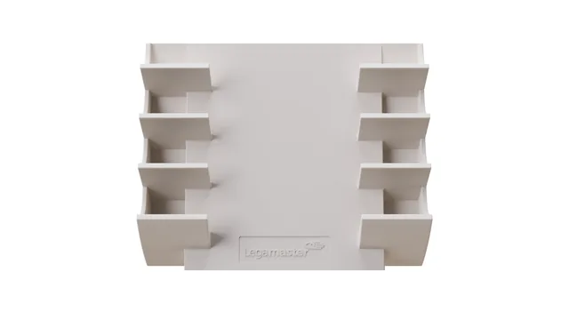 Glasbord markerhouder Legamaster warm grey