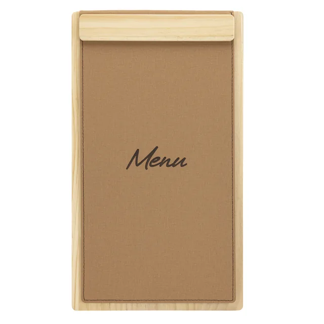 Menukaart Securit Signature klembord A45 bruin