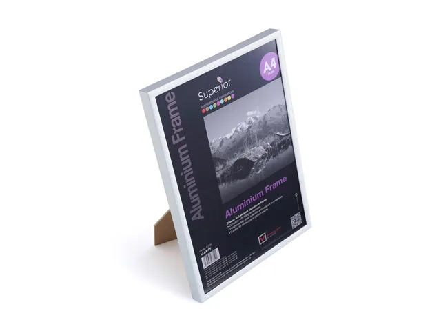 Fotolijst Seco A4 zilverkleur geborsteld alu